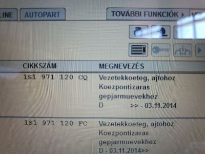 Bal első Ajtó Kábelköteg - 8. kép