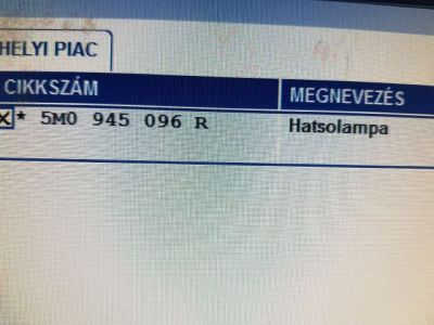 Jobb Hátsó Lámpa - 6. kép