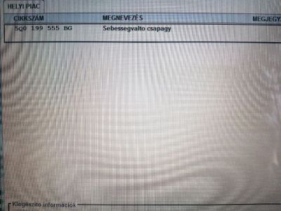 Motor Tartó Bak Bal - 5. kép