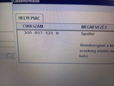 Hátsó Lökhárító Alsó (Műanyag) - Lökhárító