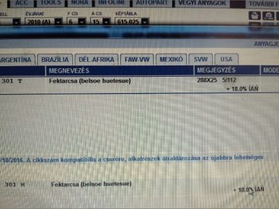 Bal első Csonkállvány Kerékaggyal - 4. kép