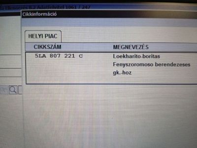 Első Lökhárító (Üresen) - 3. kép