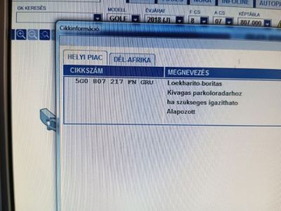 Első Lökhárító (Üresen) - Lökhárító
