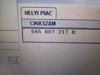 Első Lökhárító (Részeivel) - 7. kép