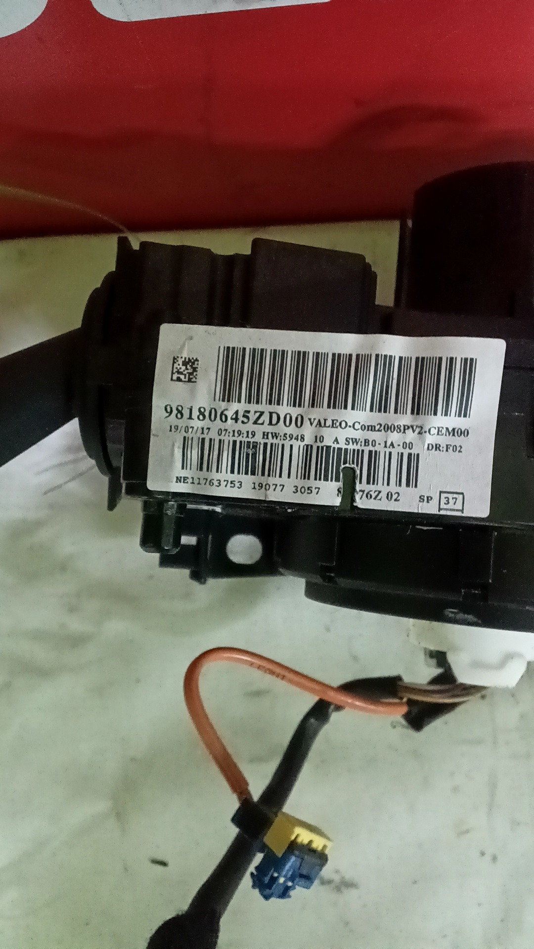 Kormánykapcsoló 98180645ZD