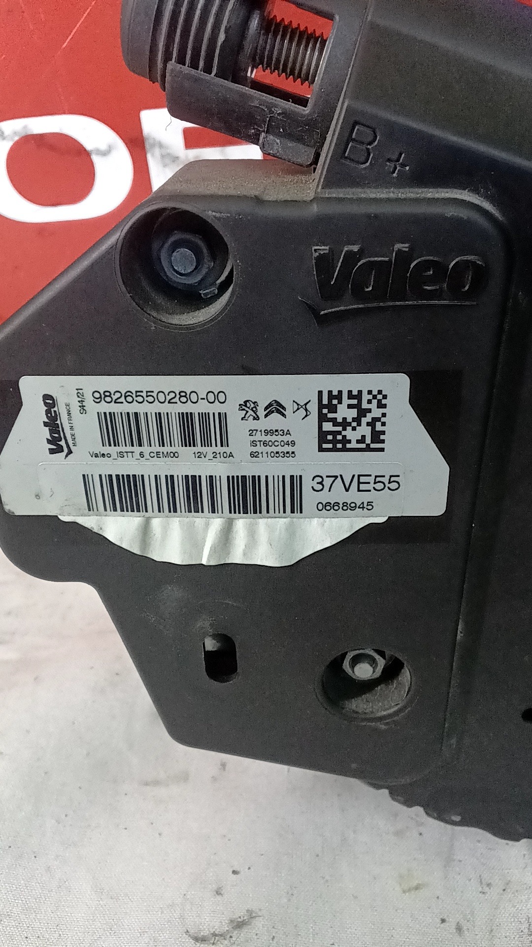 Startstoppos generátor 9826550280