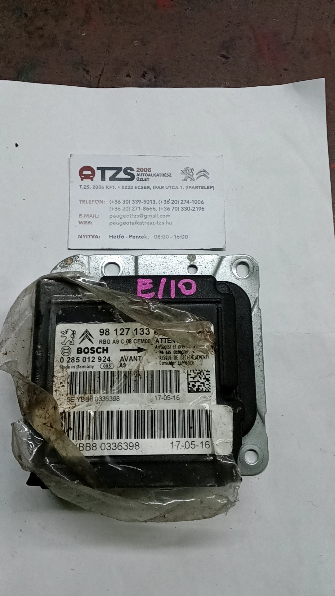 Légzsák indító 9812713380