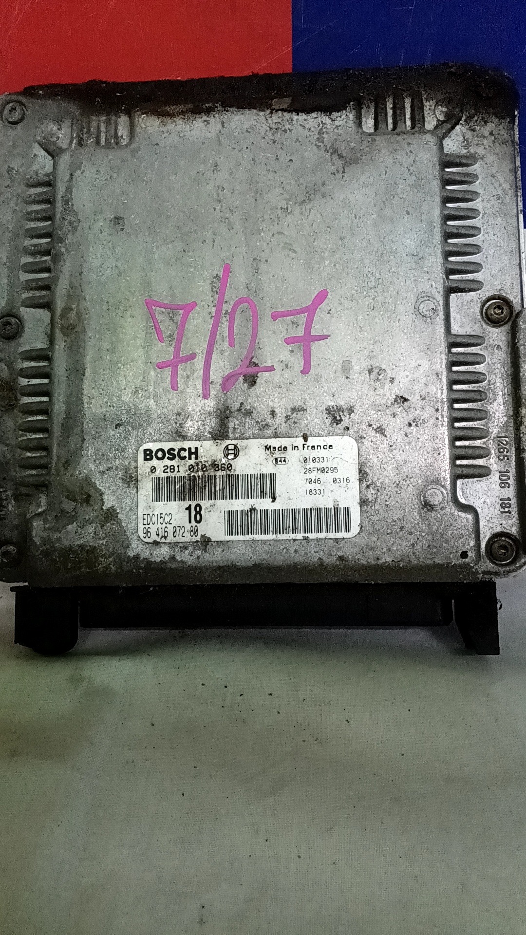 Motorvezérlő 9641607280