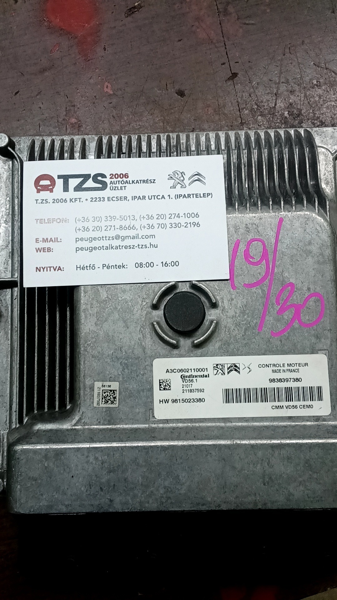 Motorvezérlő9838397380