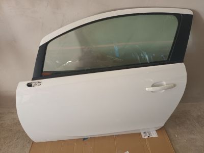 OPEL CORSA E Bal első Ajtó Z40r fehér (Részeivel) 6890 - 1. kép