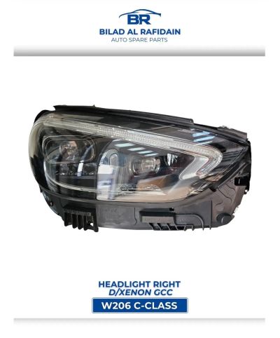 Mercedes-Benz C-Class right headlight D/Xenon GCC W206 – Used Genuine - Jobb Xenon Fényszóró