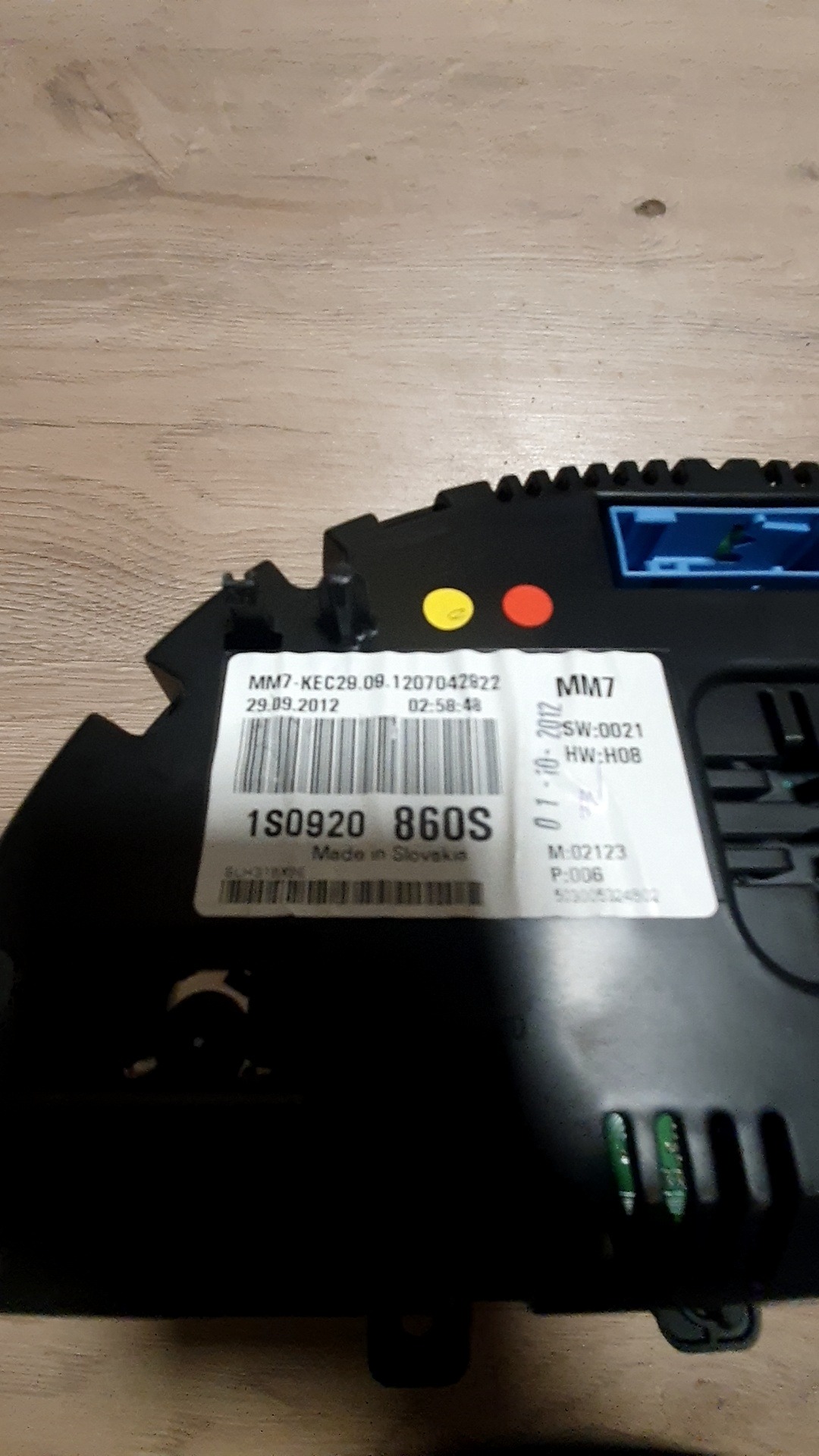 Up kilométeróra Fekete keretes.