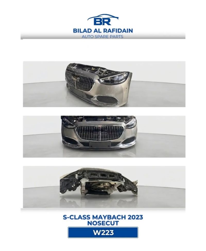 Mercedes-Benz S-Class Maybach 2023 nosecut (front cut) W223 – Used Genuine - Homlokfal | EXPO.HU