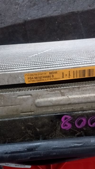 Peugeot 3008,5008 klíma hűtő 