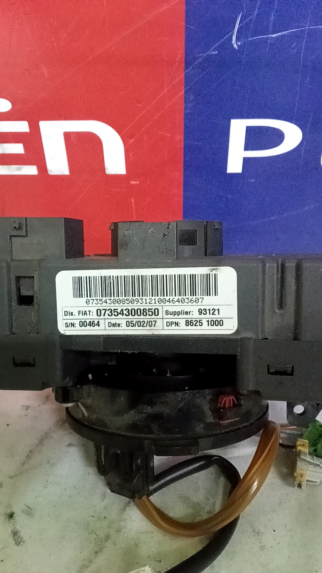 Kormánykapcsoló 07354300850