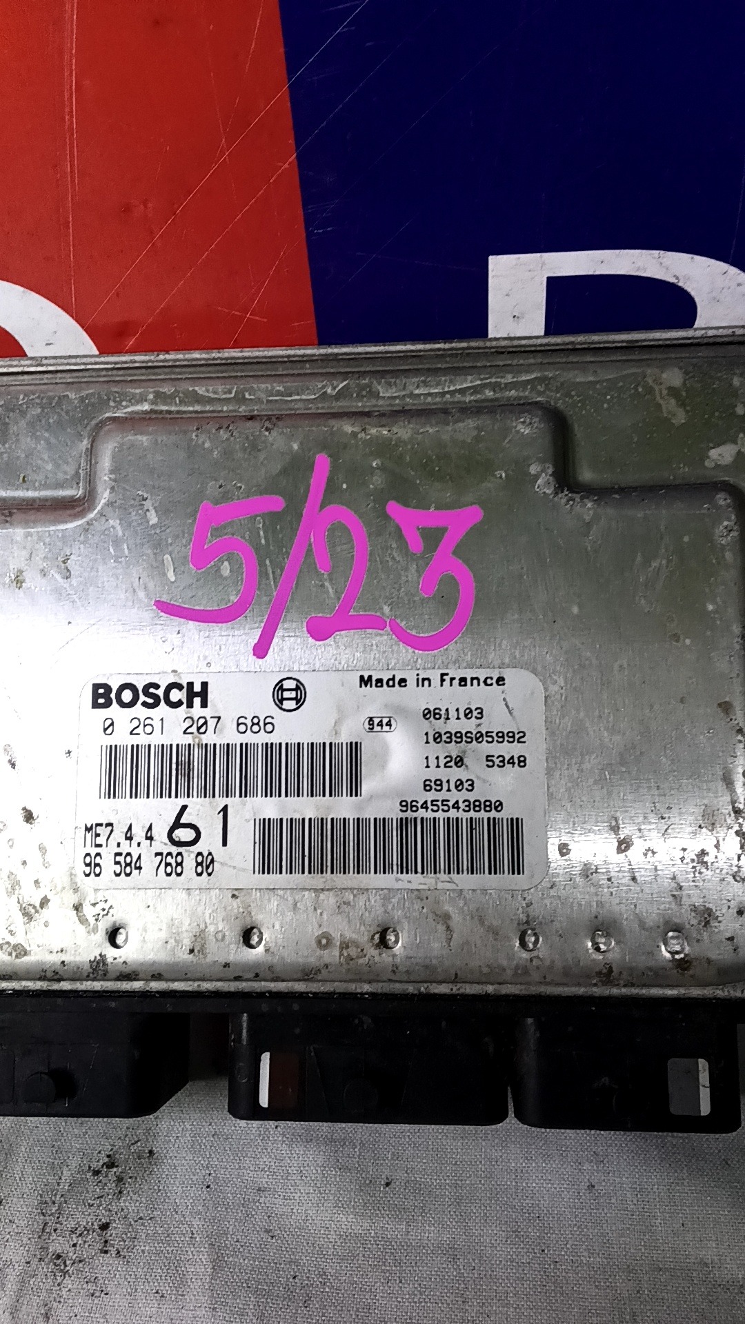 Motorvezérlő 9658476880