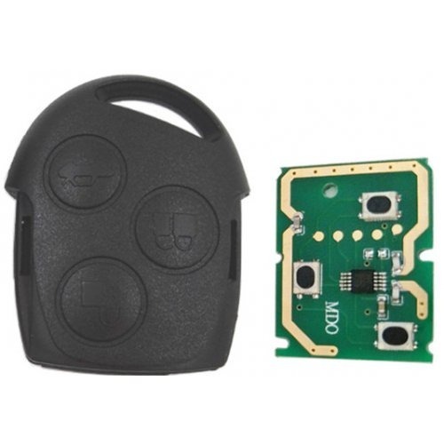 Új, utángyártott, Három gombos, 433 MHz-es távirányító Ford