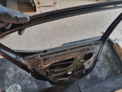 OPEL CORSA E Bal hátsó Ajtó (Üres lemez) Fekete 5081 - 2. kép