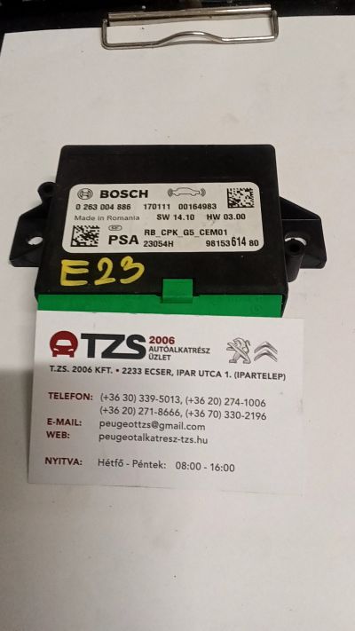 Parkoló PDC - Parkolássegítő - radar