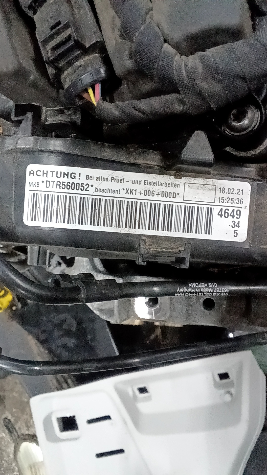 VW CADDY motorvezérlő szett