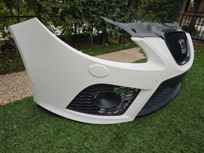 Seat Leon Cupra gyári komplett első lökhárító Fehér LB9A - 3. kép