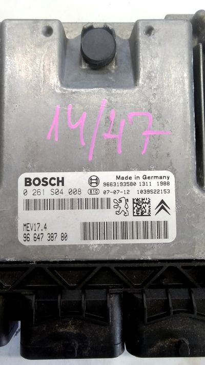 Motorvezérlő 9664738780