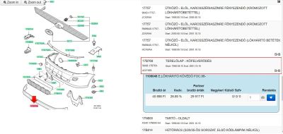 FORD FOCUS I (DAW, DBW) Első Lökhárító (Részeivel) - Első Lökhárító (Részeivel)