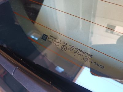 OPEL ZAFIRA C (P12) Csomagtérajtó (Részeivel) Fehér 10180 - 2. kép